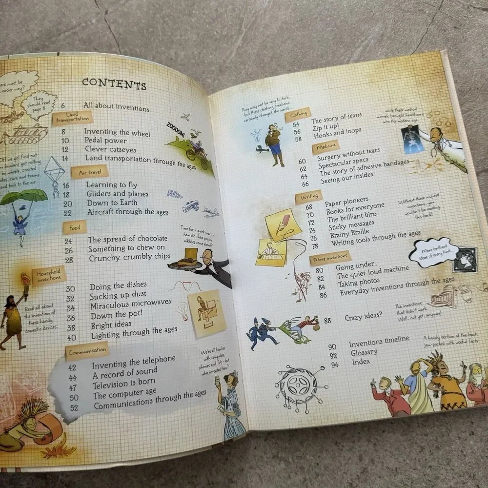 Usborne Books The Story of Inventions By Anna Claybourne Paperback History Good